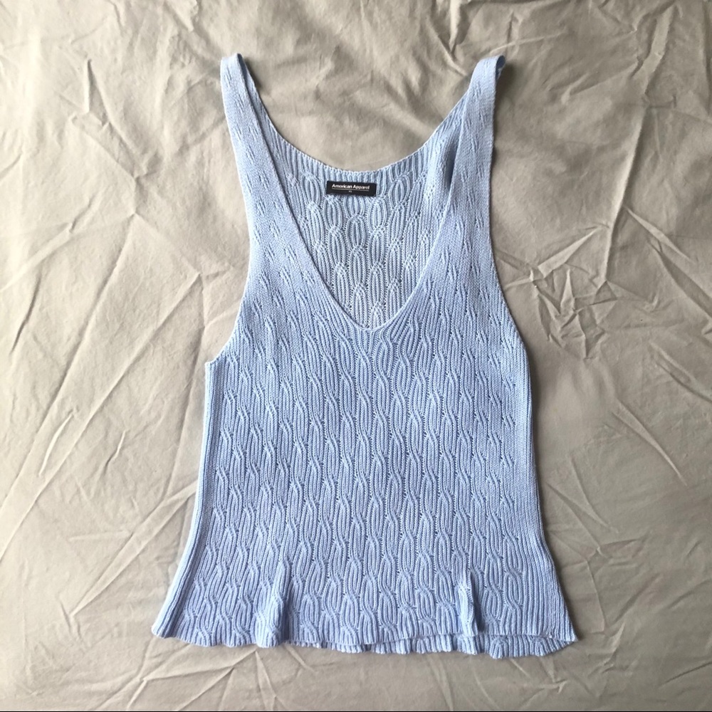American Apparel Fisherman Knit Tank Top